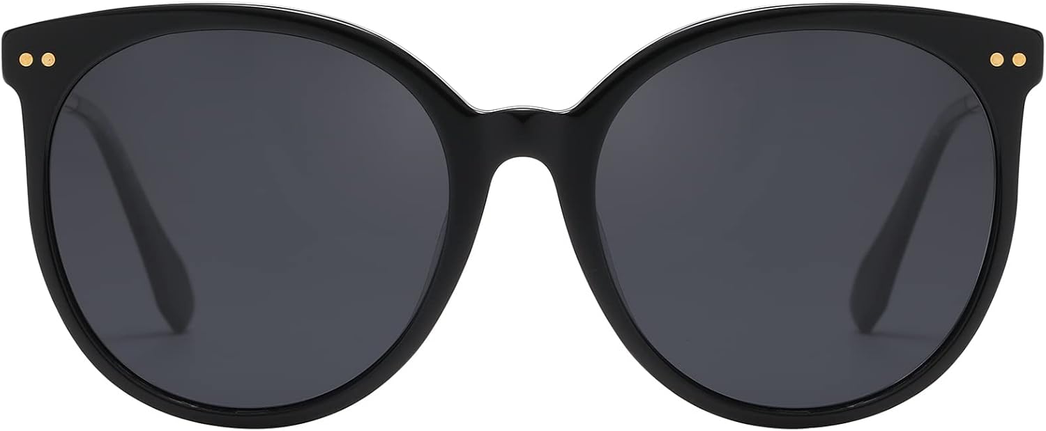 Женские солнцезащитные очки DUCO Oversized Polarized Sunglasses Trendy Mirrored Shades Retro Round Vintage Light Weight UV400 Sun Glasses W016, 32-black Frame Grey Lens
Женские солнцезащитные очки DUCO Oversized Polarized Sunglasses Trendy Mirrored Shades Retro Round Vintage Light Weight UV400 Sun Glasses W016, 32-black Frame Grey Lens