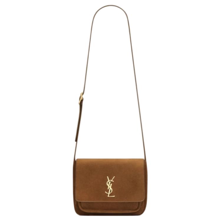 SAINT LAURENT Сумка кроссбод из замши среднего размера
SAINT LAURENT Сумка кроссбод из замши среднего размера