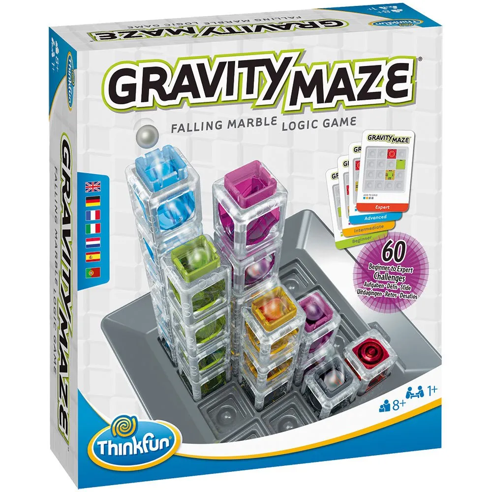 Детская настольная игра Ravensburger Gravity Maze Think Fun, мультиколор
Детская настольная игра Ravensburger Gravity Maze Think Fun, мультиколор