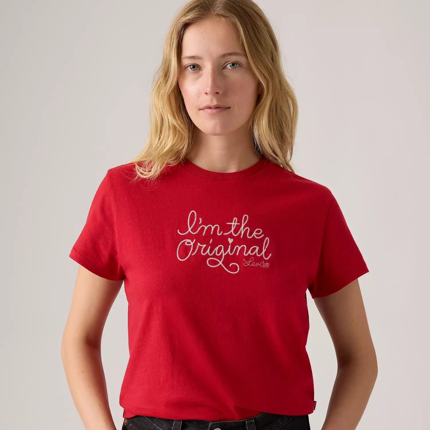 Графическая классическая футболка Levi's, цвет Im The Original - Red
Графическая классическая футболка Levi's, цвет Im The Original - Red