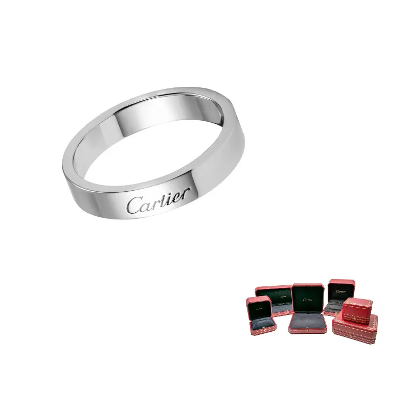 Кольца C De Rings Platinum Unisex Cartier, серебряный
Кольца C De Rings Platinum Unisex Cartier, серебряный