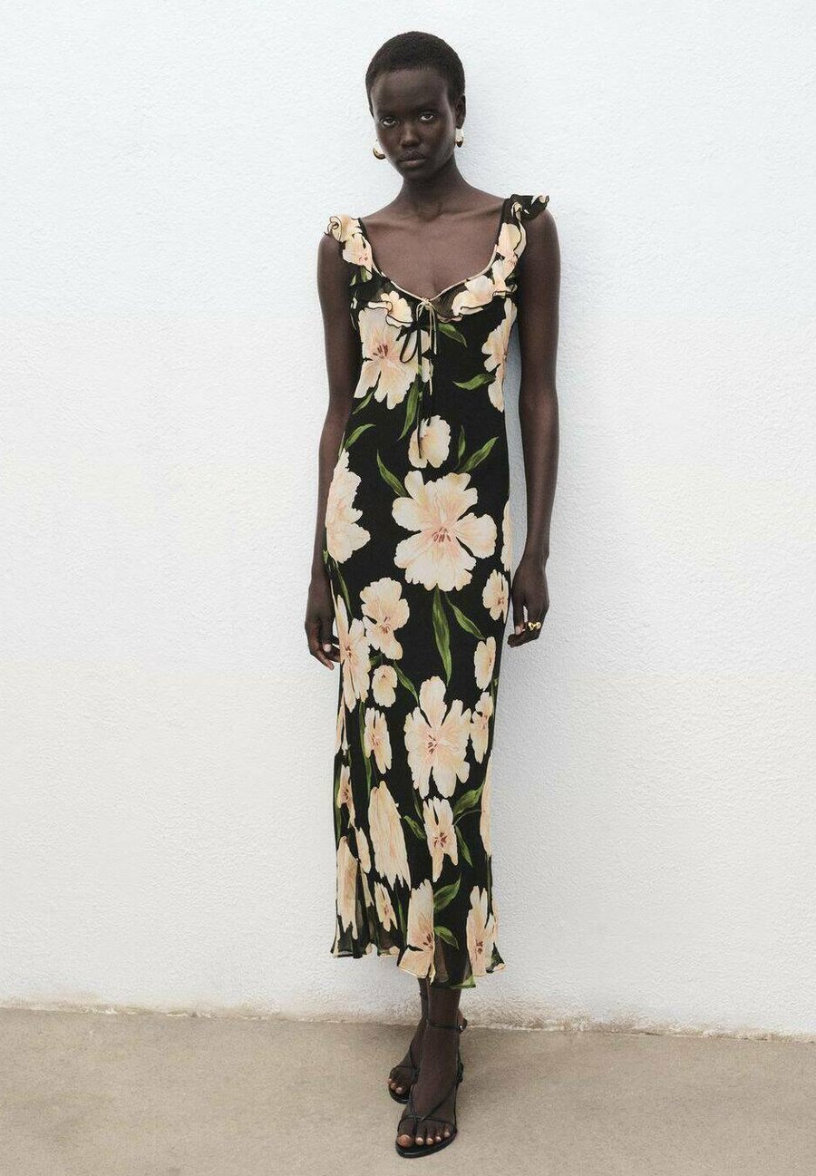Платье Mango FLORAL WITH RUFFLE DETAIL, Black
Платье Mango FLORAL WITH RUFFLE DETAIL, Black