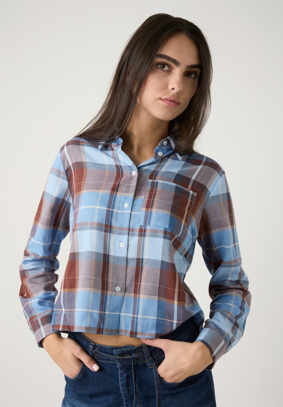 Блуза More & More SPORTIVE KURZ KARIERT, Big Woven Check/Blue
Блуза More & More SPORTIVE KURZ KARIERT, Big Woven Check/Blue