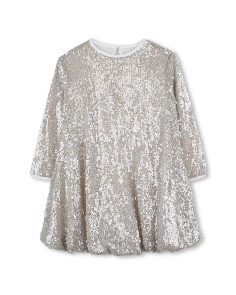 Длинное платье для девочки с пайетками и длинными рукавами Billieblush, золотой
Длинное платье для девочки с пайетками и длинными рукавами Billieblush, золотой