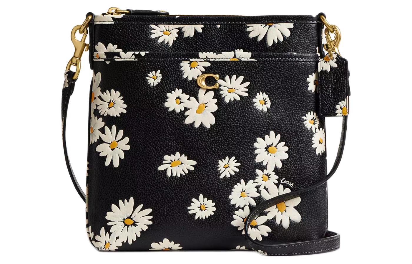 COACH Кожаный мессенджер Kitt полированный галечный через плечо маленький размер женский черный мультиколор
COACH Кожаный мессенджер Kitt полированный галечный через плечо маленький размер женский черный мультиколор