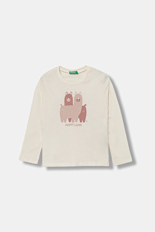 Детская хлопковая кофта с длинным рукавом United Colors Of Benetton, бежевый
Детская хлопковая кофта с длинным рукавом United Colors Of Benetton, бежевый