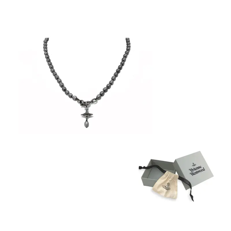 Жемчужное ожерелье Unisex Gray Vivienne Westwood
Жемчужное ожерелье Unisex Gray Vivienne Westwood