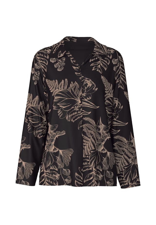 Рубашка с длинными рукавами из тенселя модала и шелка. Calida, черный
Рубашка с длинными рукавами из тенселя модала и шелка. Calida, черный