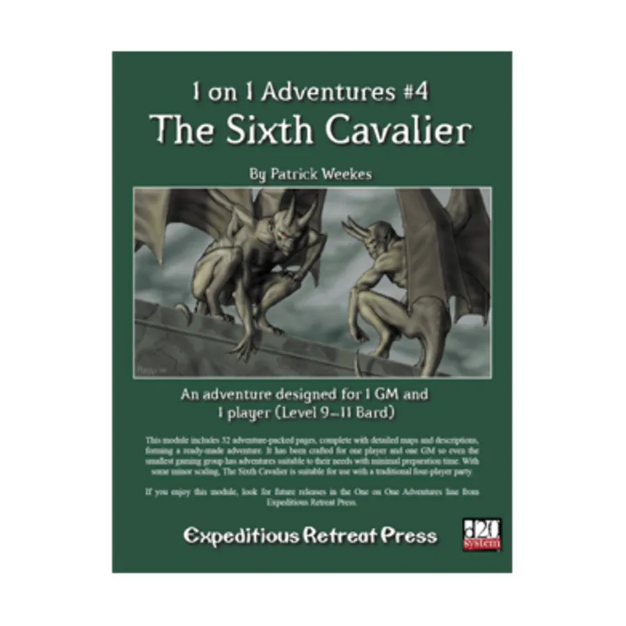 Модуль Sixth Cavalier, 1 on 1 Adventures (d20)
Модуль Sixth Cavalier, 1 on 1 Adventures (d20)