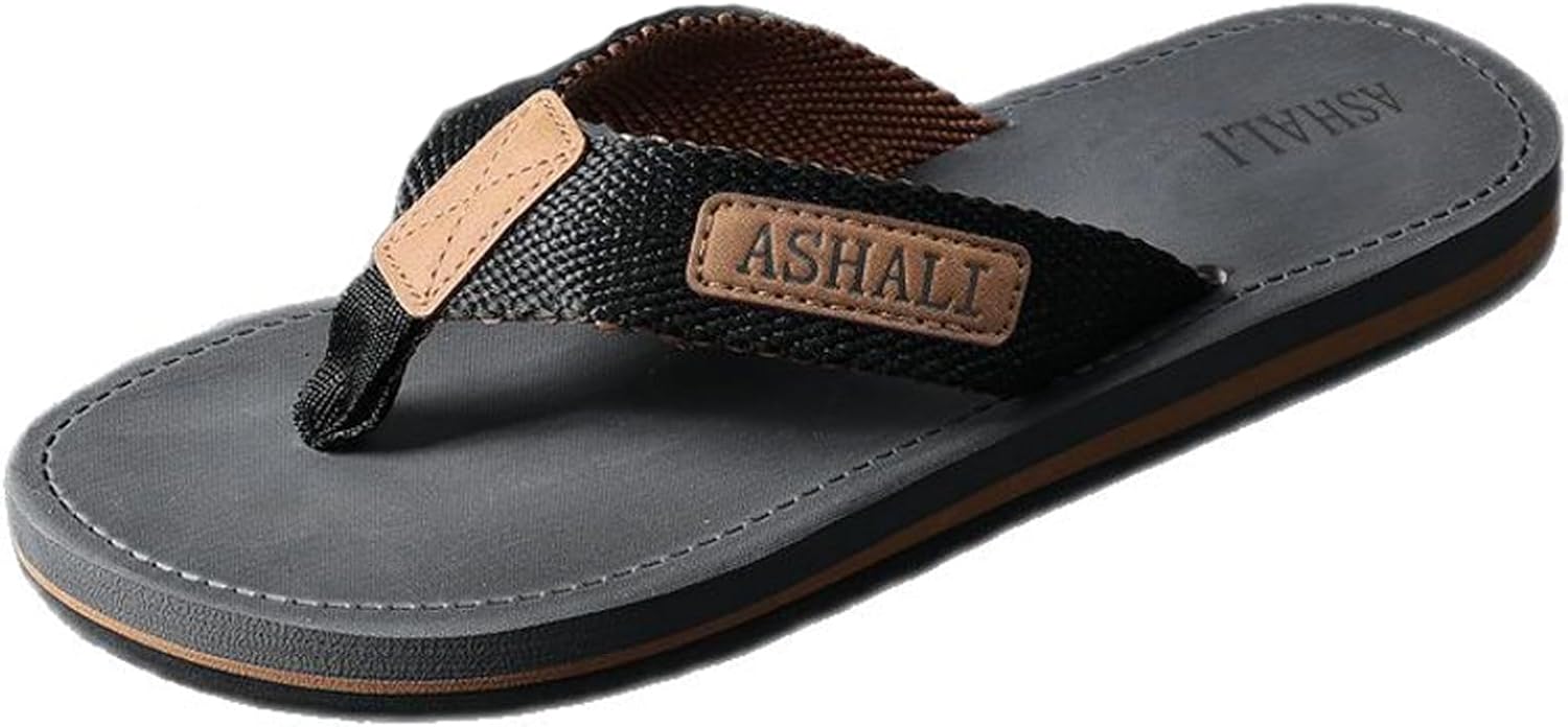 Мужские летние шлепанцы, нескользящие сандалии с застежкой Ashali, черный
Мужские летние шлепанцы, нескользящие сандалии с застежкой Ashali, черный