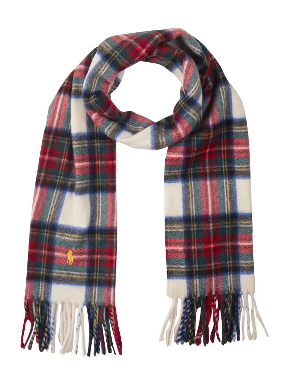 Клетчатый шарф с бахромой Polo Ralph Lauren, белый
Клетчатый шарф с бахромой Polo Ralph Lauren, белый