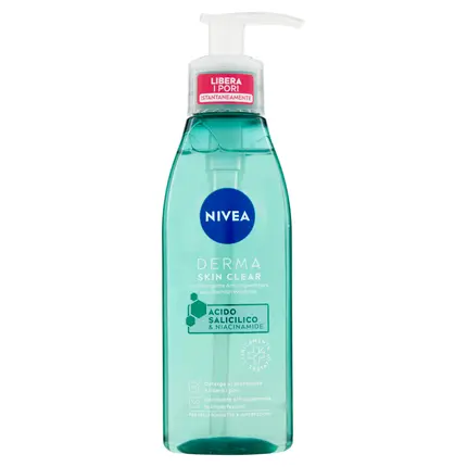 Nivea Derma Skin Clear гель для умывания против пятен 150 мл
Nivea Derma Skin Clear гель для умывания против пятен 150 мл