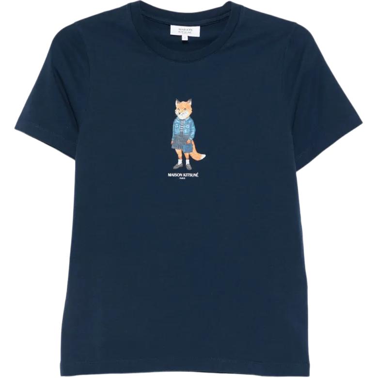 Футболка Maison Kitsuné с принтом одетой лисы Maison Kitsune, синий
Футболка Maison Kitsuné с принтом одетой лисы Maison Kitsune, синий