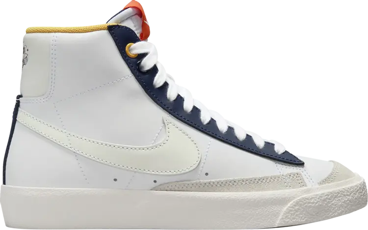 Кроссовки Blazer Mid '77 GS 'UV Reactive', белый 
Кроссовки Blazer Mid '77 GS 'UV Reactive', белый