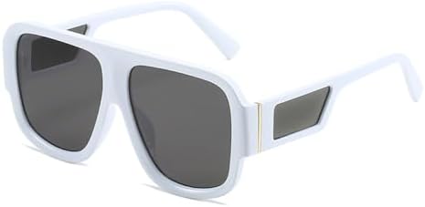 Винтажные квадратные солнцезащитные очки для женщин, модные градиентные очки с защитой от УФ-излучения UV400, мужские солнцезащитные очки с красочным леопардовым принтом MTZJH, White Grey
Винтажные квадратные солнцезащитные очки для женщин, модные градиентные очки с защитой от УФ-излучения UV400, мужские солнцезащитные очки с красочным леопардовым принтом MTZJH, White Grey