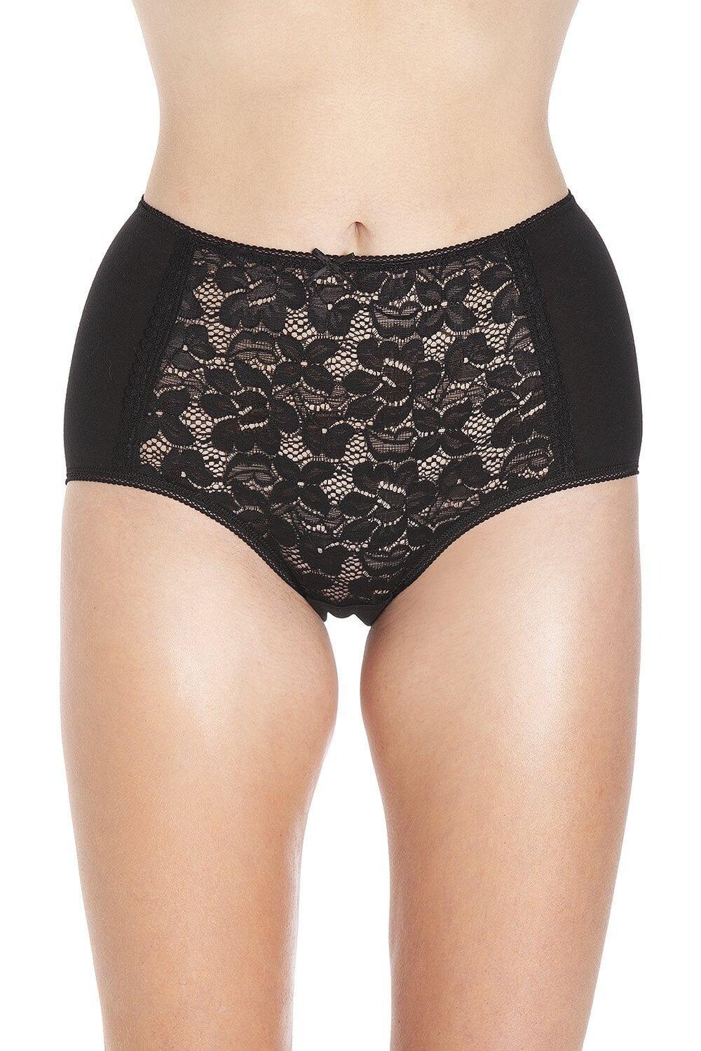 Комплект из трех трусов-брифов с кружевом спереди Camille, черный
Комплект из трех трусов-брифов с кружевом спереди Camille, черный
