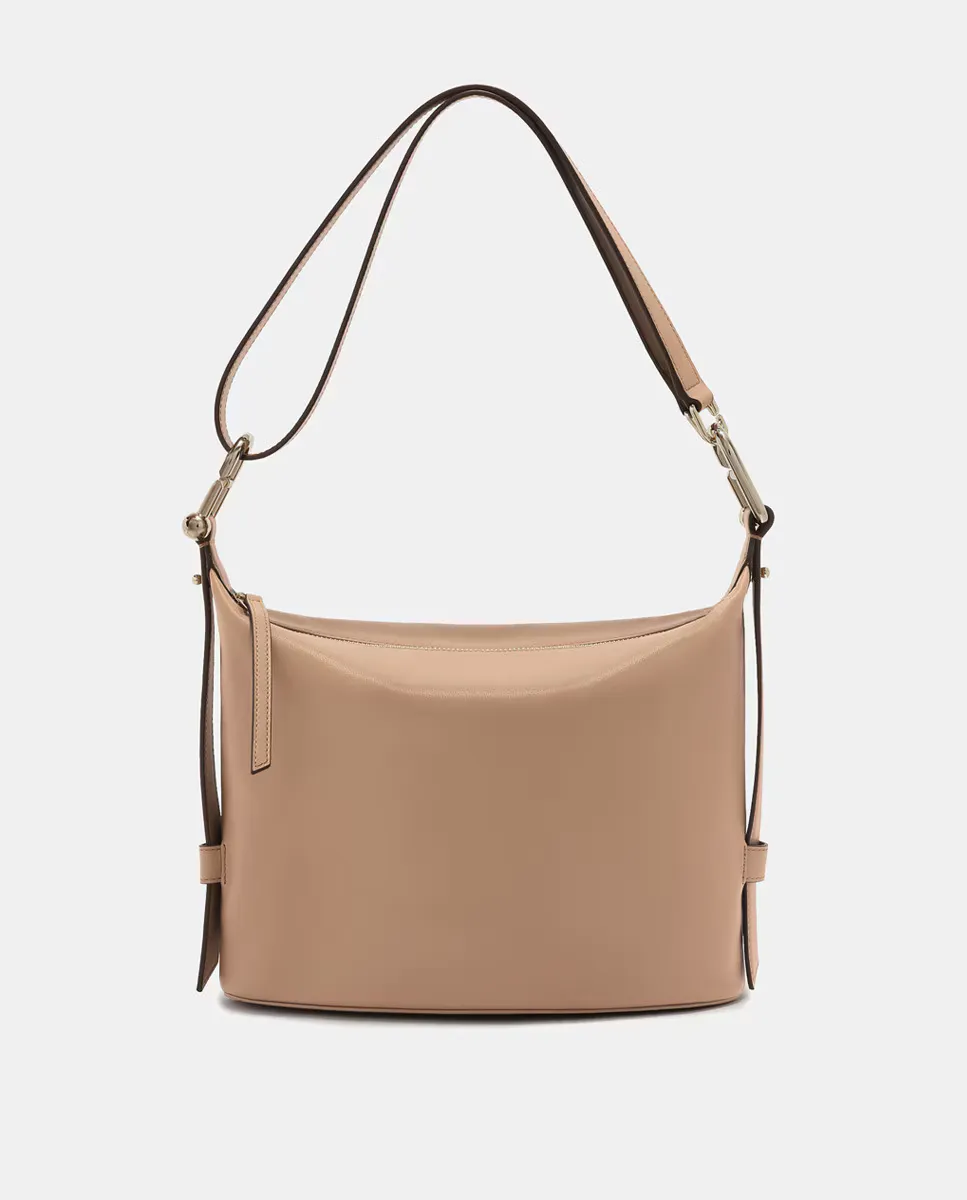 Кожаная сумка с застежкой-карабином Furla, бежевый
Кожаная сумка с застежкой-карабином Furla, бежевый