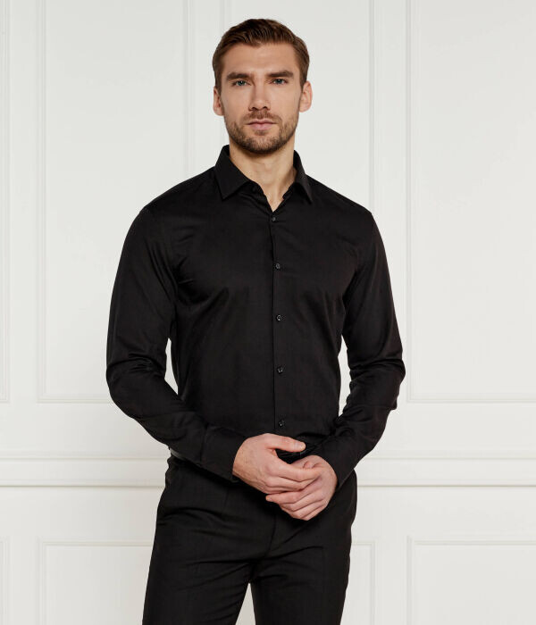 Рубашка мужская Hugo из натурального хлопка, черный
Рубашка мужская Hugo из натурального хлопка, черный
