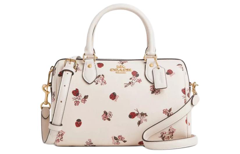 Сумка через плечо Rowan из лакированного холста среднего размера Coach золото и мел мультиколор
Сумка через плечо Rowan из лакированного холста среднего размера Coach золото и мел мультиколор