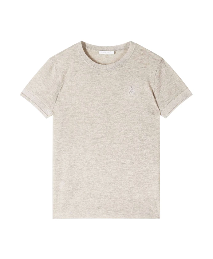 Свитер цвета слоновой кости с логотипом, украшенным стразами. Patrizia Pepe, бежевый
Свитер цвета слоновой кости с логотипом, украшенным стразами. Patrizia Pepe, бежевый