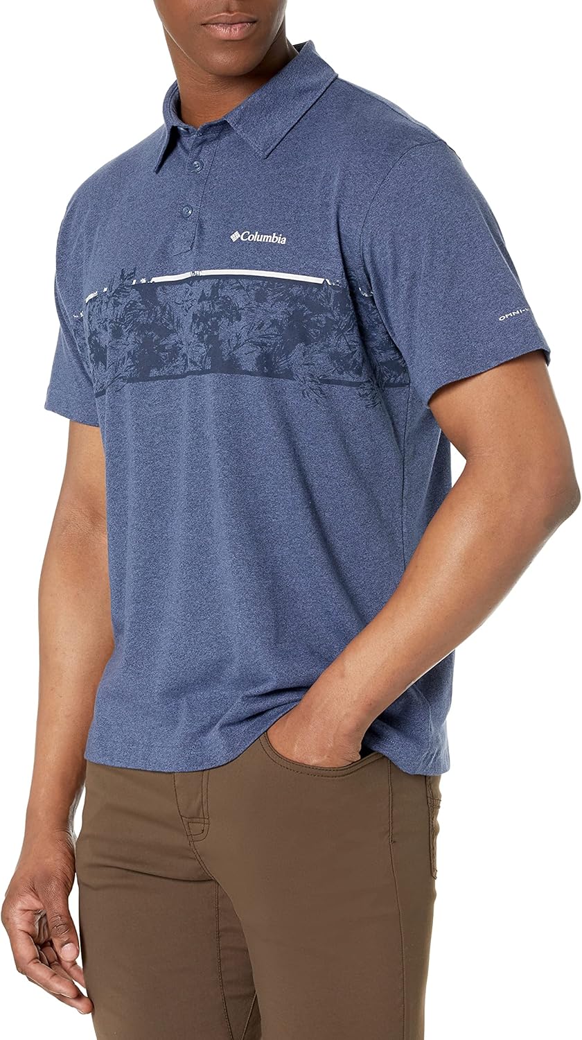 Columbia мужская поло Thistletown Hills Stripe, Dark Mountain Heather
Columbia мужская поло Thistletown Hills Stripe, Dark Mountain Heather