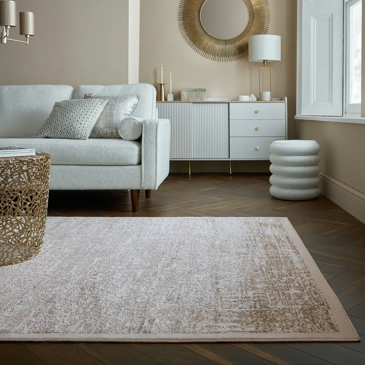 Ковер FLAIR RUGS "Eris Trace", прямоугольный ковер с блестящим эффектом 80х300 см, цвет goldfarben
Ковер FLAIR RUGS "Eris Trace", прямоугольный ковер с блестящим эффектом 80х300 см, цвет goldfarben