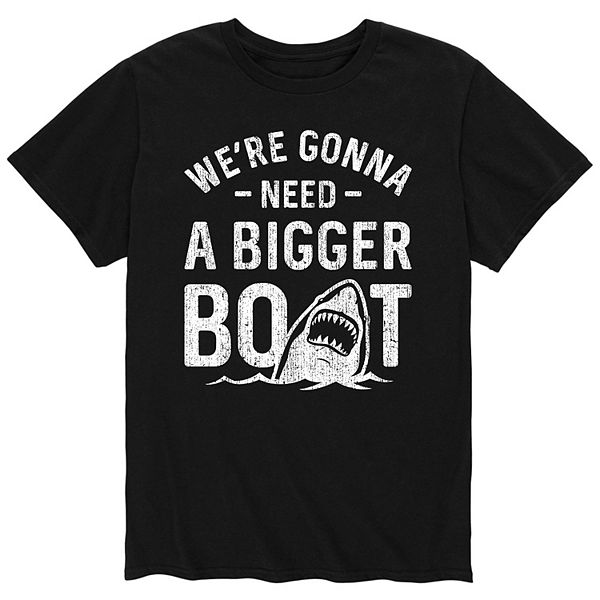 Футболка с принтом "We're gonna need a bigger boat" Big & Tall Licensed Character
Футболка с принтом "We're gonna need a bigger boat" Big & Tall Licensed Character