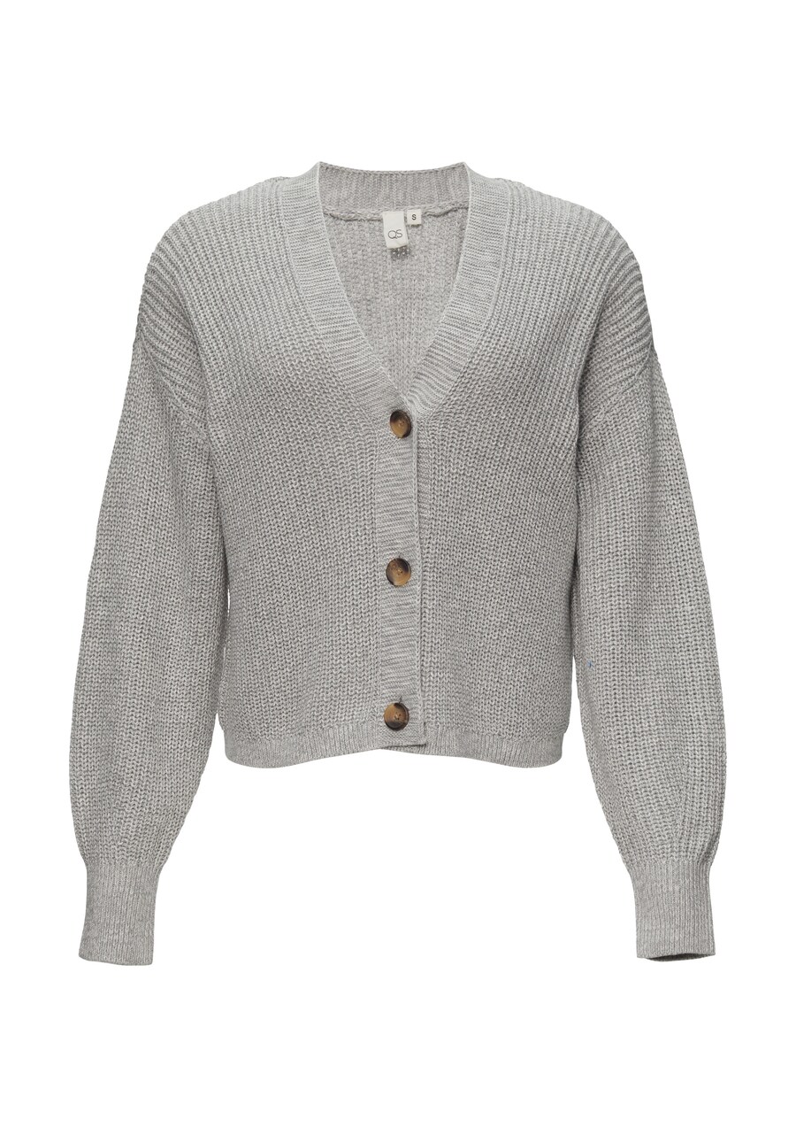 Вязаный кардиган QS, серый
Вязаный кардиган QS, серый