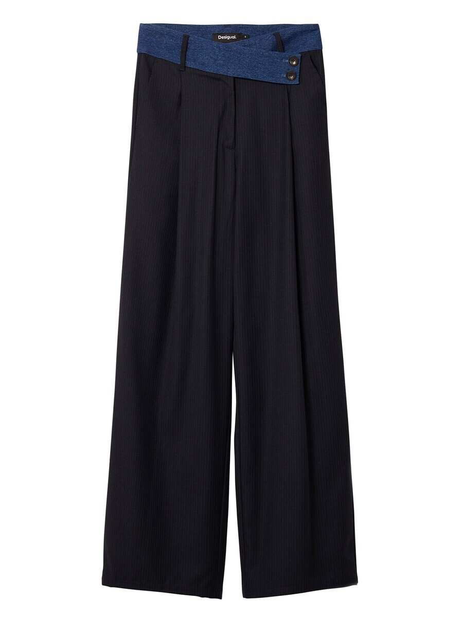 Тканевые брюки Desigual Wide leg Pants, ночной синий
Тканевые брюки Desigual Wide leg Pants, ночной синий