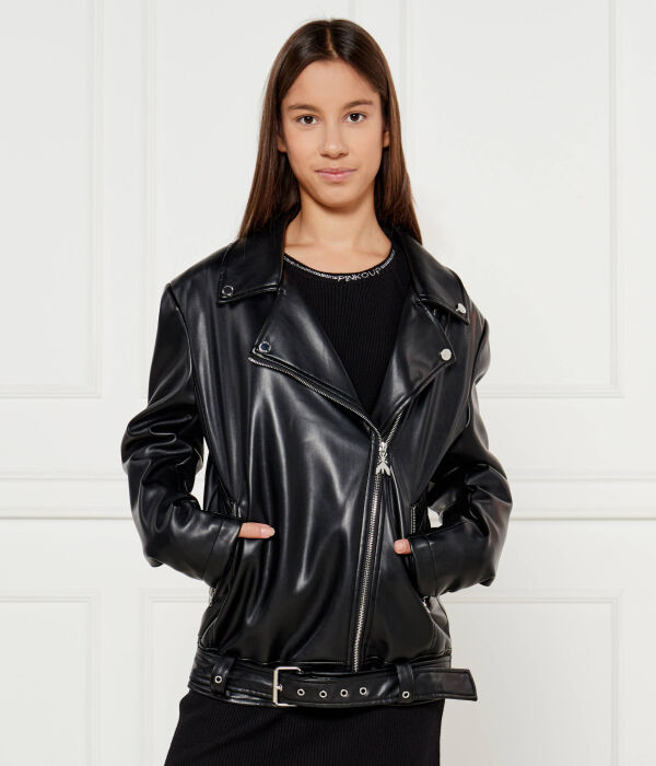 Байкерская куртка Regular fit Patrizia Pepe, черный 
Байкерская куртка Regular fit Patrizia Pepe, черный