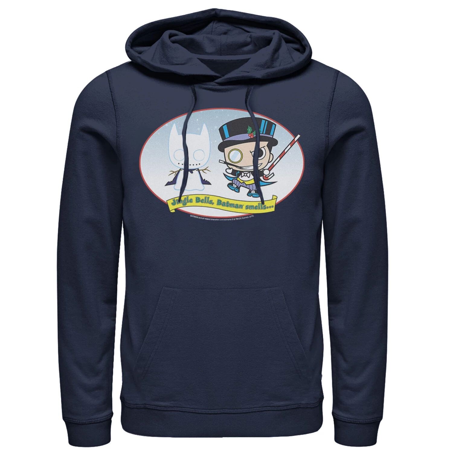 Мужская толстовка с капюшоном DC Comics The Penguin Jingle Bells Batman Smells Christmas, Blue Licensed Character, синий
Мужская толстовка с капюшоном DC Comics The Penguin Jingle Bells Batman Smells Christmas, Blue Licensed Character, синий