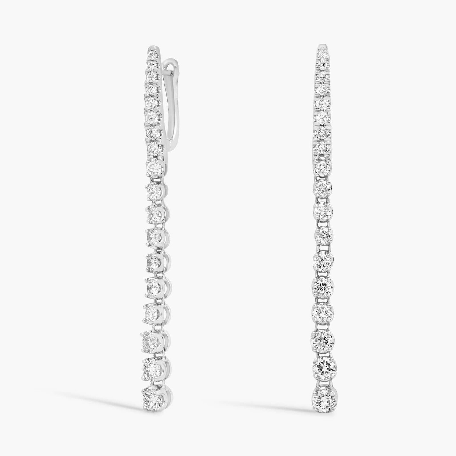Серьги-подвески Diamond Line из 14-каратного белого золота (1 1/4 карата) Blue Nile
Серьги-подвески Diamond Line из 14-каратного белого золота (1 1/4 карата) Blue Nile