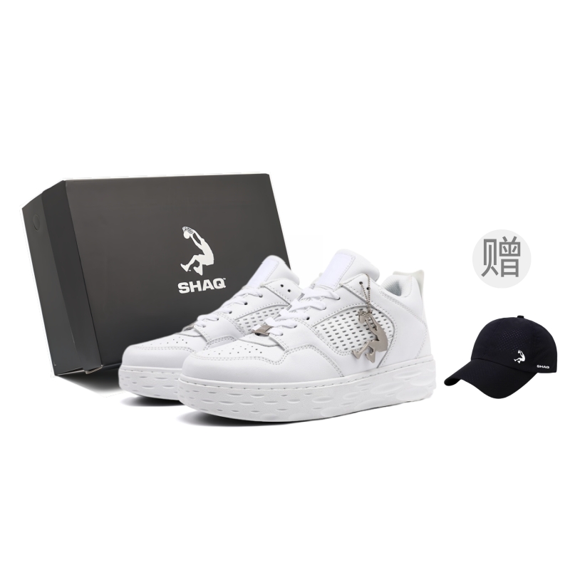SHAQ Нескользящие, износостойкие, низкие, повседневные кроссовки с воздушной подушкой, белые, мужские
SHAQ Нескользящие, износостойкие, низкие, повседневные кроссовки с воздушной подушкой, белые, мужские