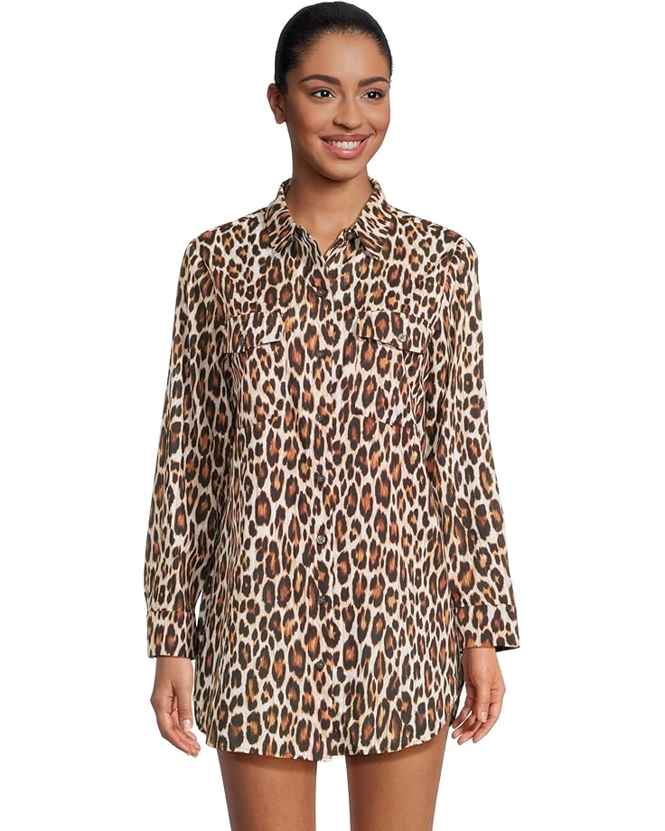 Женская пляжная рубашка Tommy Bahama Leopard Boyfriend, Black
Женская пляжная рубашка Tommy Bahama Leopard Boyfriend, Black