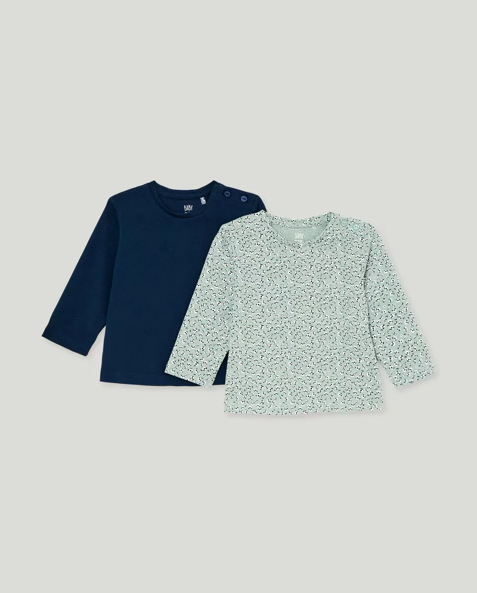 Упаковка простых футболок с длинными рукавами + детская футболка aop Baby El Corte Inglés, мультиколор
Упаковка простых футболок с длинными рукавами + детская футболка aop Baby El Corte Inglés, мультиколор