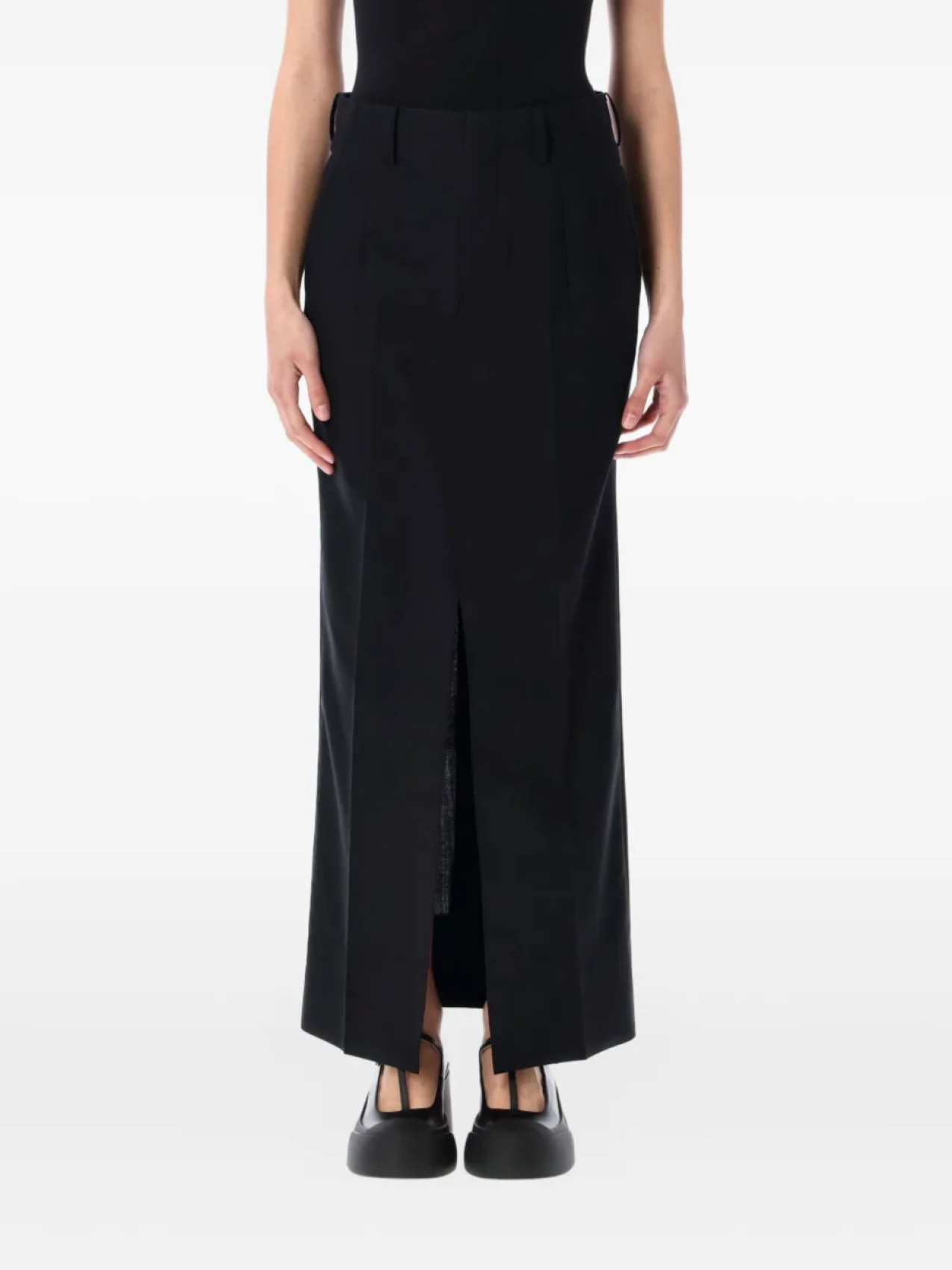 Юбка с высокой талией Junya Watanabe, черный
Юбка с высокой талией Junya Watanabe, черный