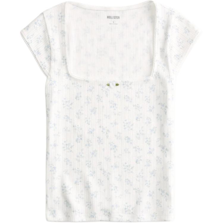 Hollister Обычная футболка женская белая
Hollister Обычная футболка женская белая