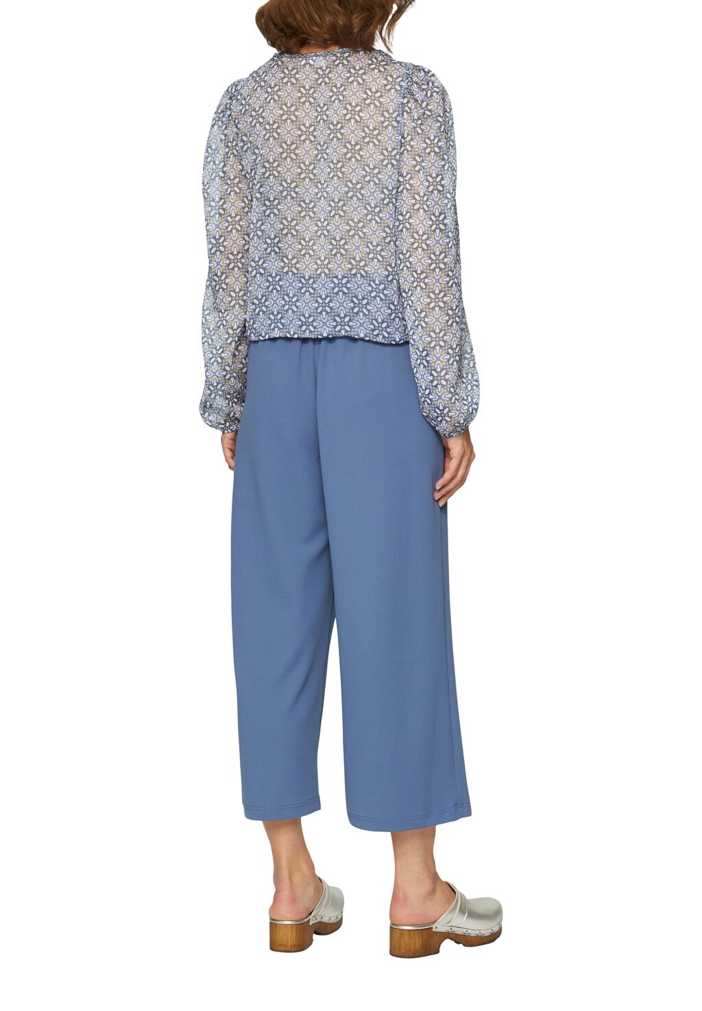 Блуза AUS SEMI-TRANSPARENTEM QS, синий 
Блуза AUS SEMI-TRANSPARENTEM QS, синий