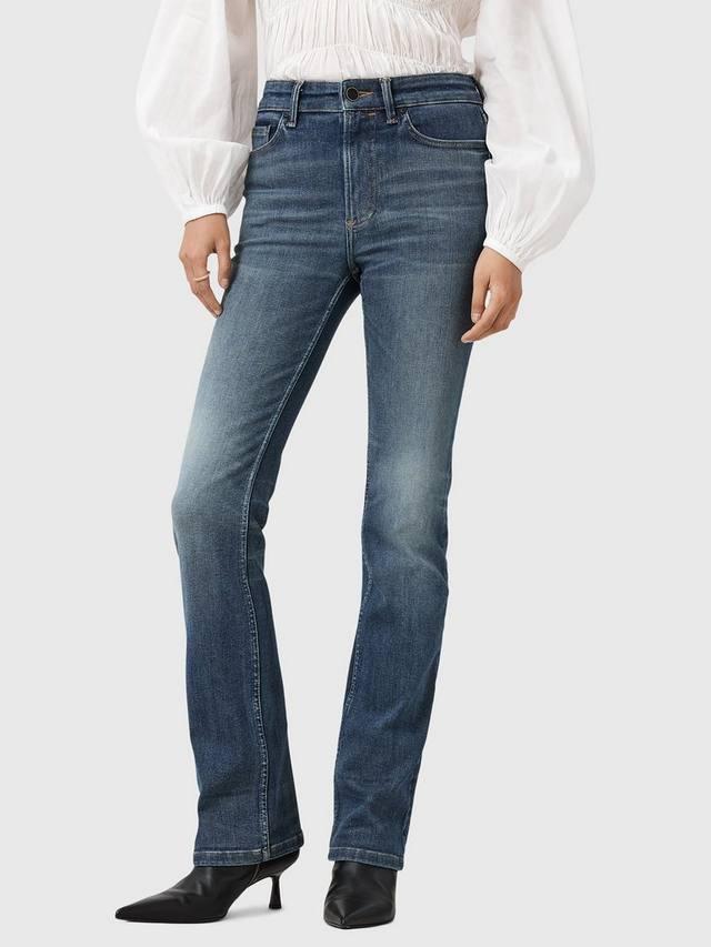 Haldan Mid Rise Slim Bootcut джинсы AllSaints, Blue Indigo
Haldan Mid Rise Slim Bootcut джинсы AllSaints, Blue Indigo