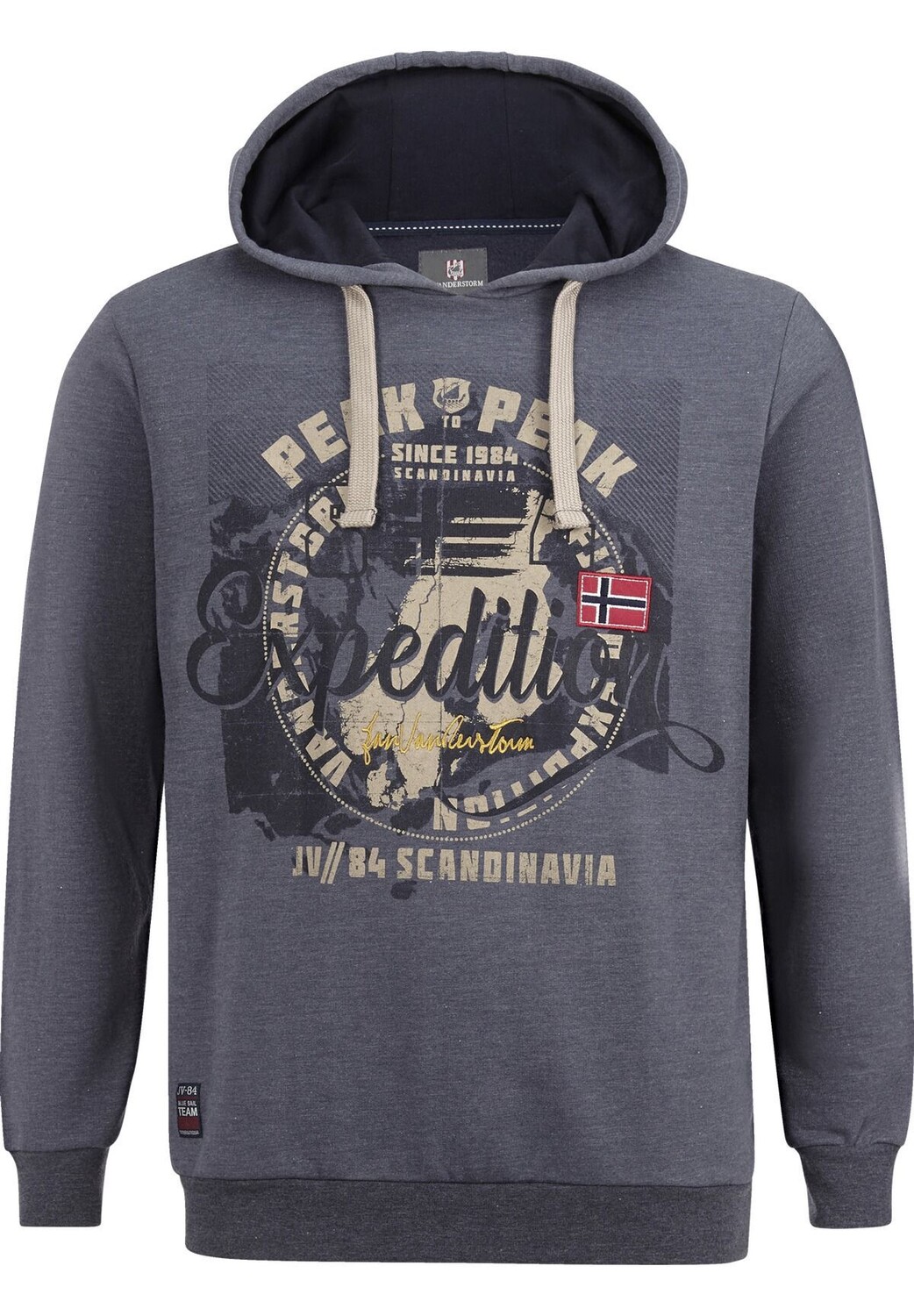 Толстовка ЭЛЛМАР JAN VANDERSTORM, синий 
Толстовка ЭЛЛМАР JAN VANDERSTORM, синий