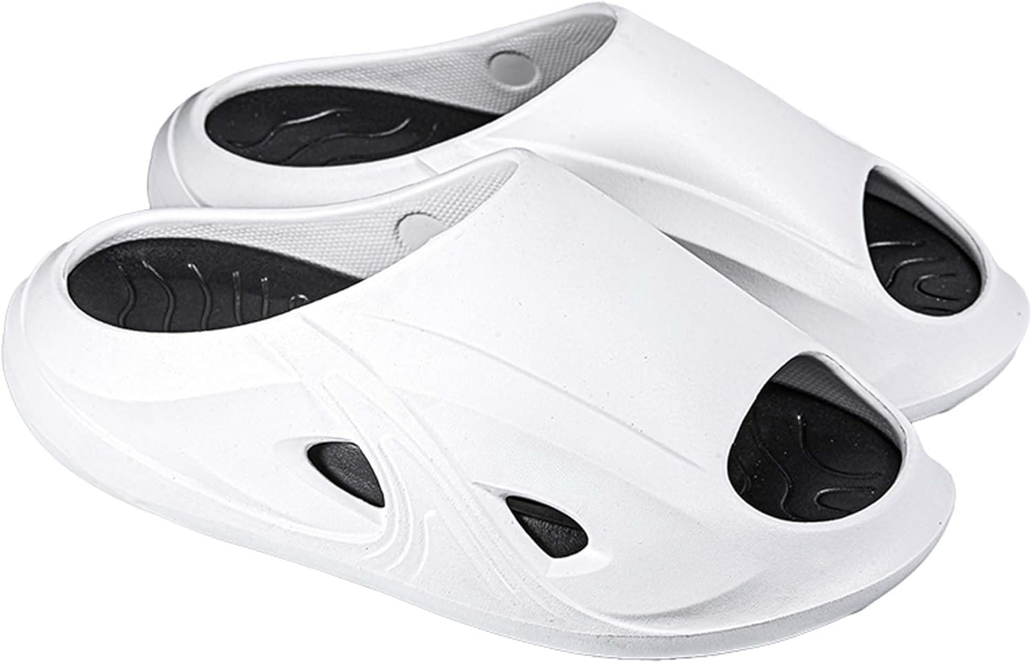 Мужские шлепанцы с поддержкой свода стопы, удобные, с нескользящей, дышащей, прочной подошвой, амортизирующие, для дома и улицы, легкие тапочки Generic, белый/черный
Мужские шлепанцы с поддержкой свода стопы, удобные, с нескользящей, дышащей, прочной подошвой, амортизирующие, для дома и улицы, легкие тапочки Generic, белый/черный