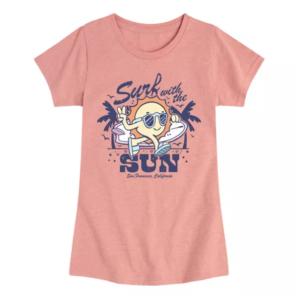 Футболка с принтом «Surfing with the Sun» для девочек 7–16 лет Licensed Character, розовый
Футболка с принтом «Surfing with the Sun» для девочек 7–16 лет Licensed Character, розовый