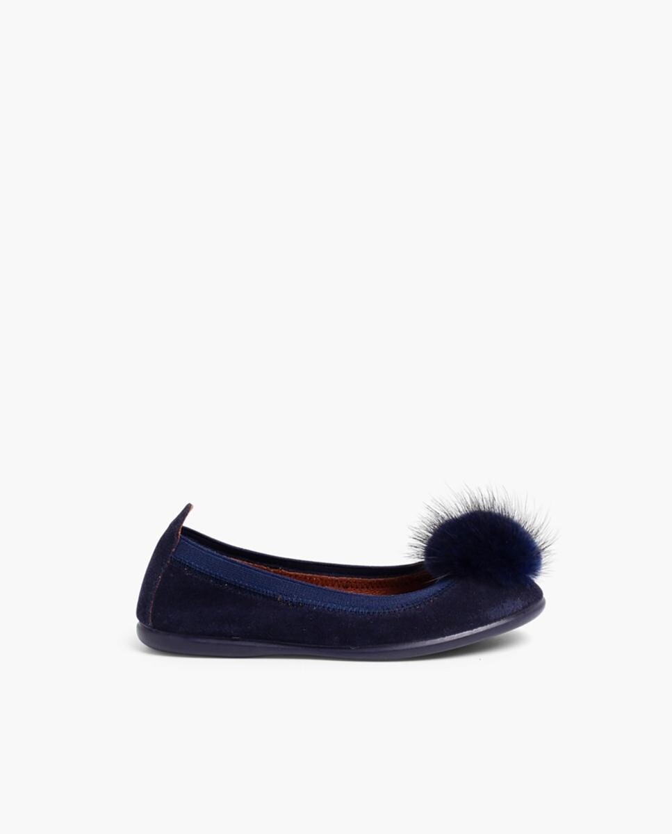 Кожаные балетки для девочки с помпоном Pisamonas, темно-синий
Кожаные балетки для девочки с помпоном Pisamonas, темно-синий