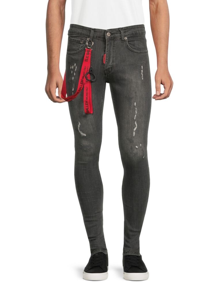 Рваные джинсы скинни Elie Balleh, цвет Light Grey
Рваные джинсы скинни Elie Balleh, цвет Light Grey