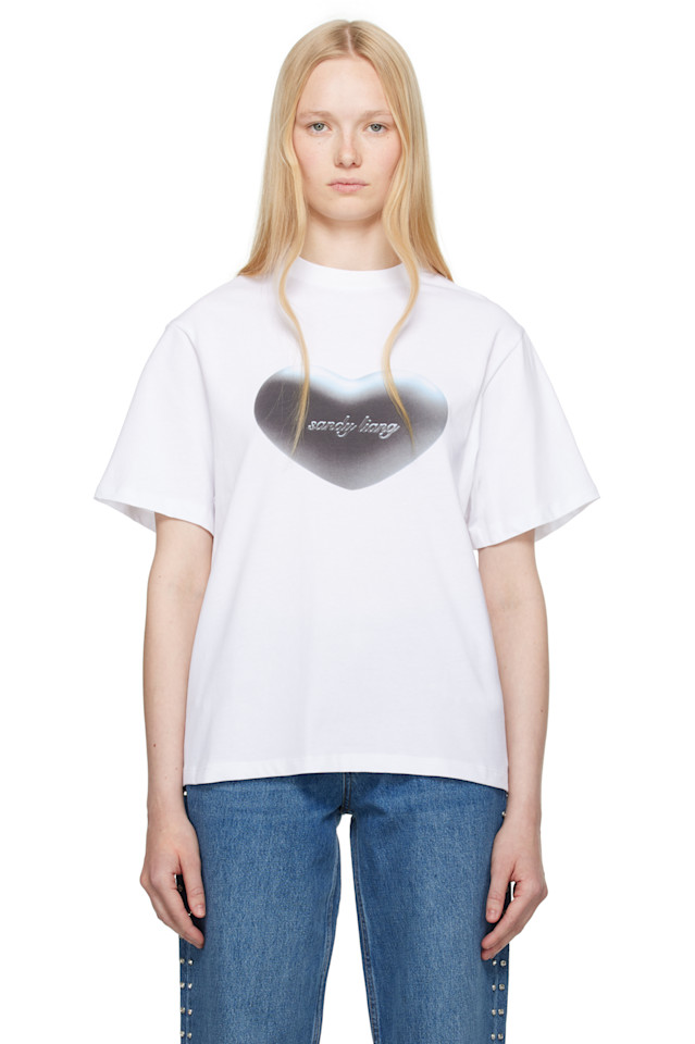 Футболка Chouchou Sandy Liang, белый
Футболка Chouchou Sandy Liang, белый