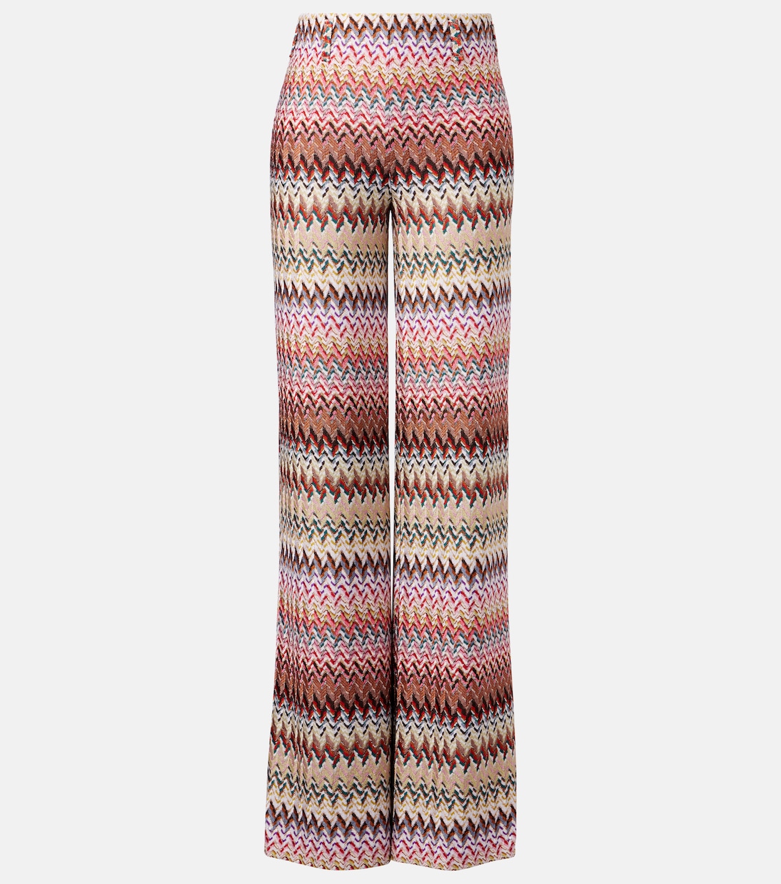 Широкие брюки-клёш с зигзагообразным ламе Missoni, разноцветный
Широкие брюки-клёш с зигзагообразным ламе Missoni, разноцветный