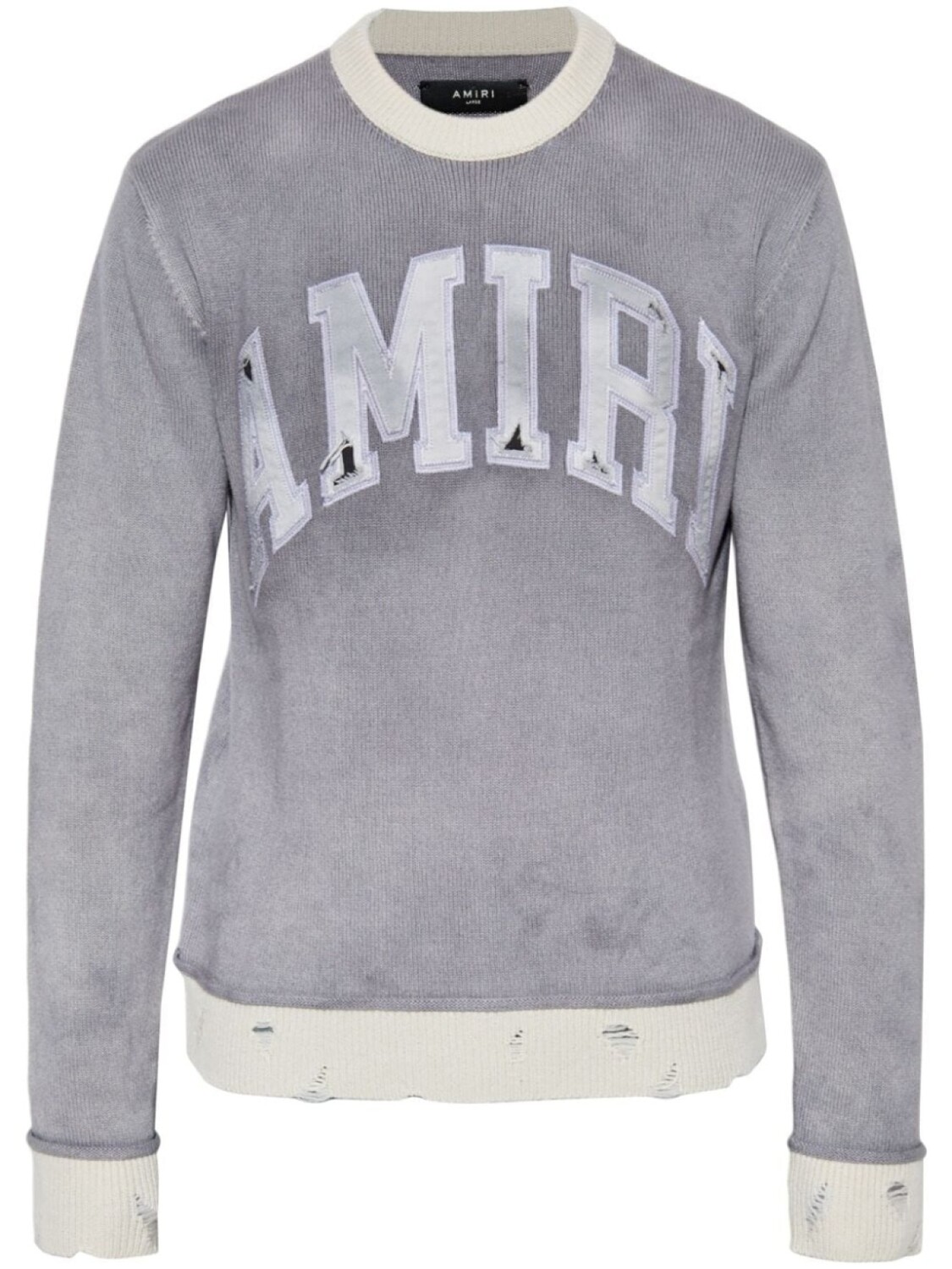 AMIRI свитер с вышитым логотипом, серый
AMIRI свитер с вышитым логотипом, серый
