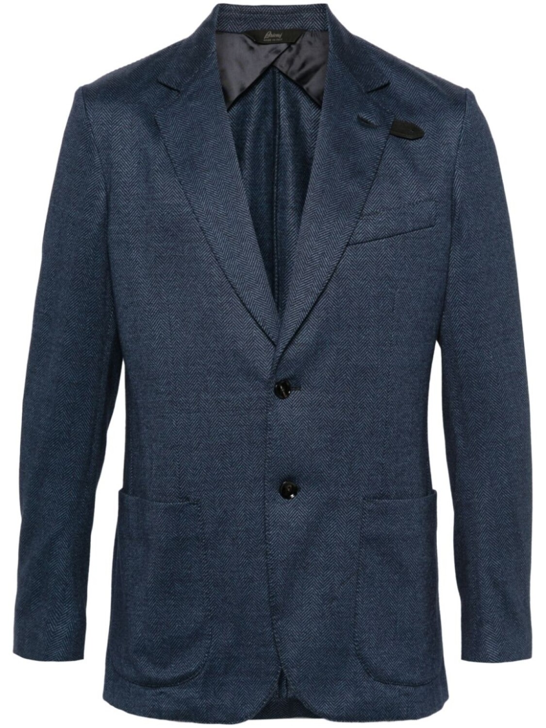 Brioni однобортный пиджак с заостренными лацканами, синий
Brioni однобортный пиджак с заостренными лацканами, синий