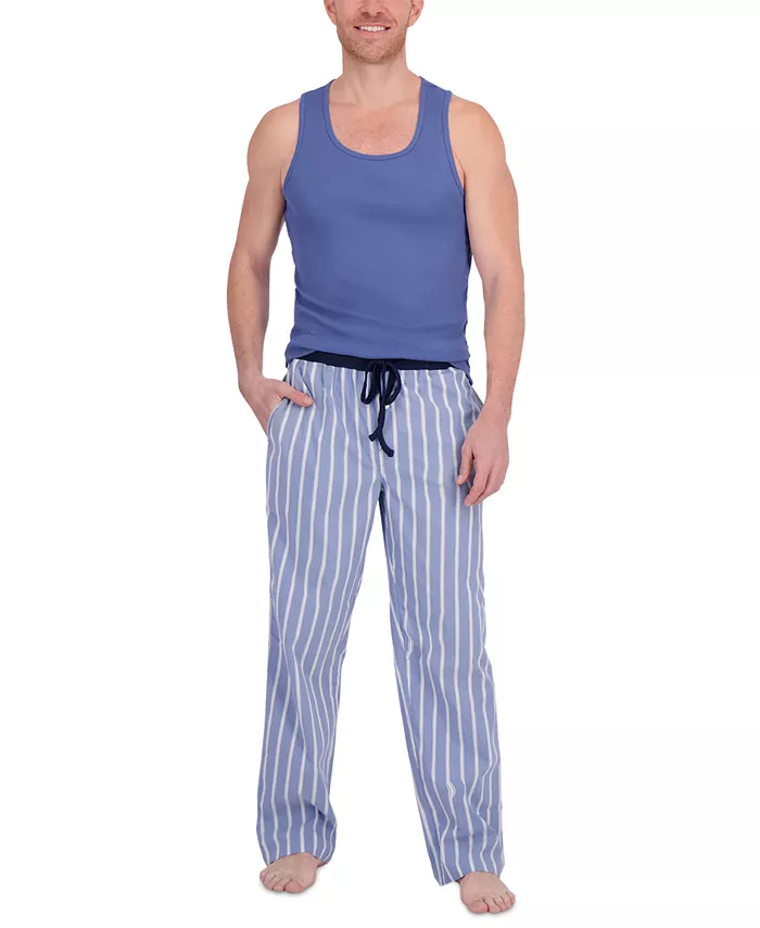 Мужской комплект для сна: майка-алкоголичка и брюки из эластичного трикотажа Hanes Platinum, синий
Мужской комплект для сна: майка-алкоголичка и брюки из эластичного трикотажа Hanes Platinum, синий