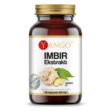 Экстракт имбиря Yango, 90 капсул, 420 мг, от инфекций
Экстракт имбиря Yango, 90 капсул, 420 мг, от инфекций